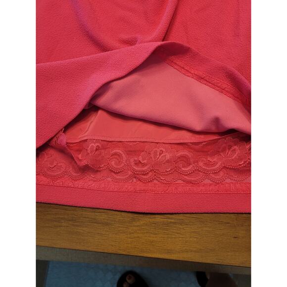 Trina Turk Felisha Front Pleat Halter Dress Pink Crepe Size 0 NWOT - Picture 13 of 13